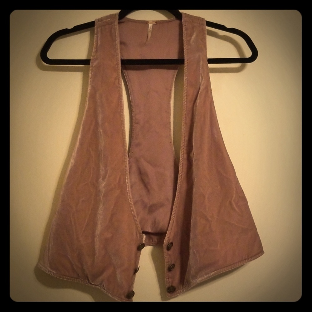 Free People Velvet Vest